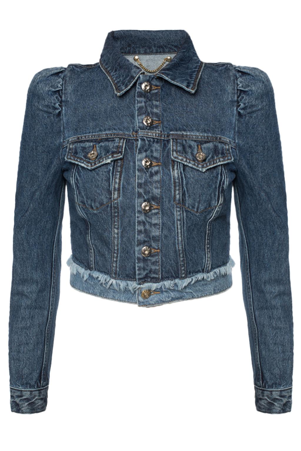 Denim jacket hot sale puffy shoulders